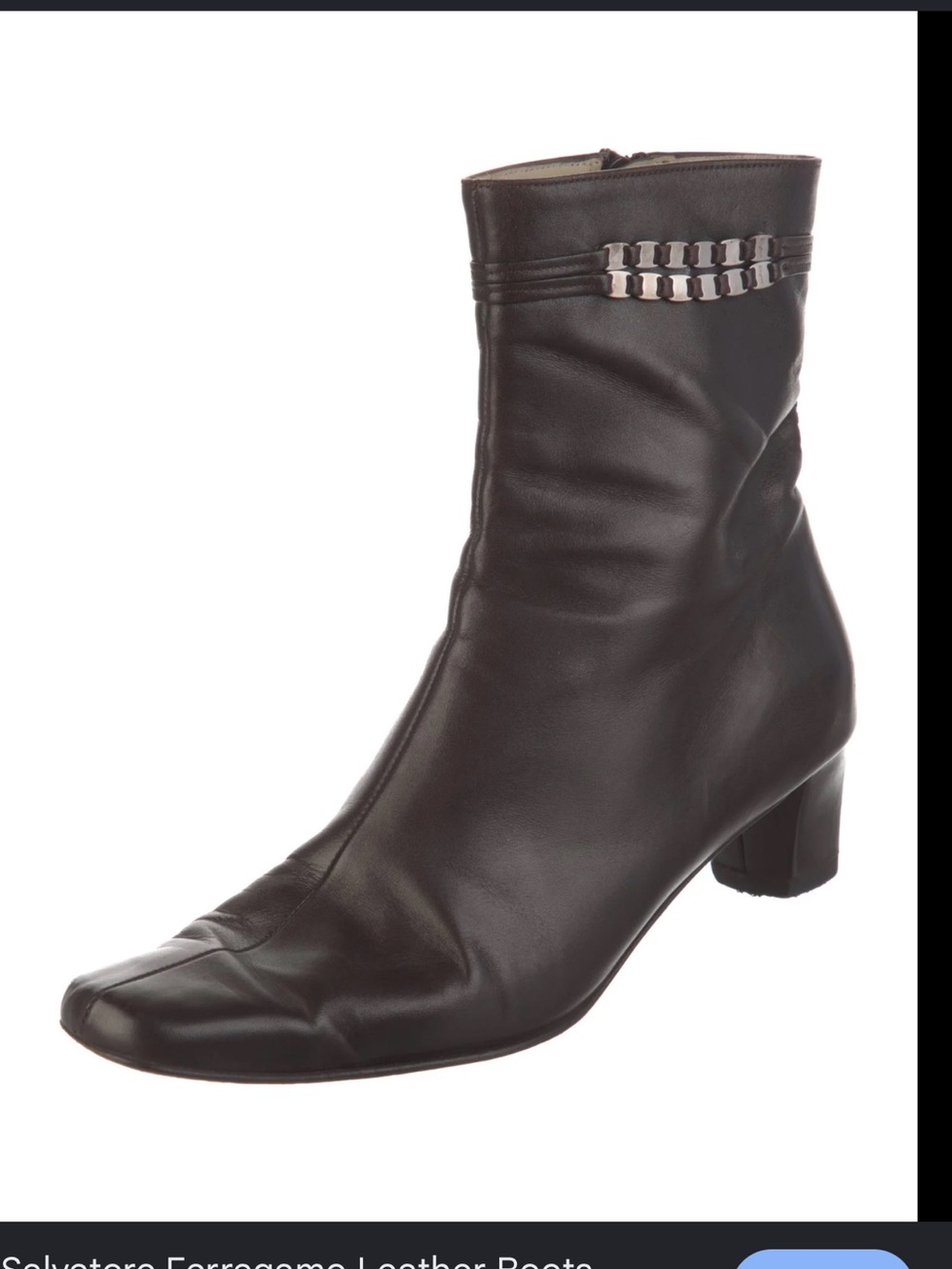 Salvatore Ferragamo Victorian Boots for Women size 7.5 - made in Italy